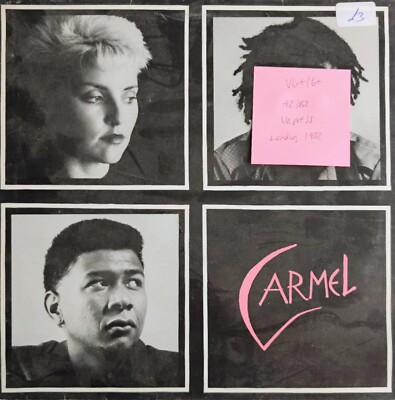 Carmel Self Titled Vinyl Record VG+/G+ RFM9 1982 