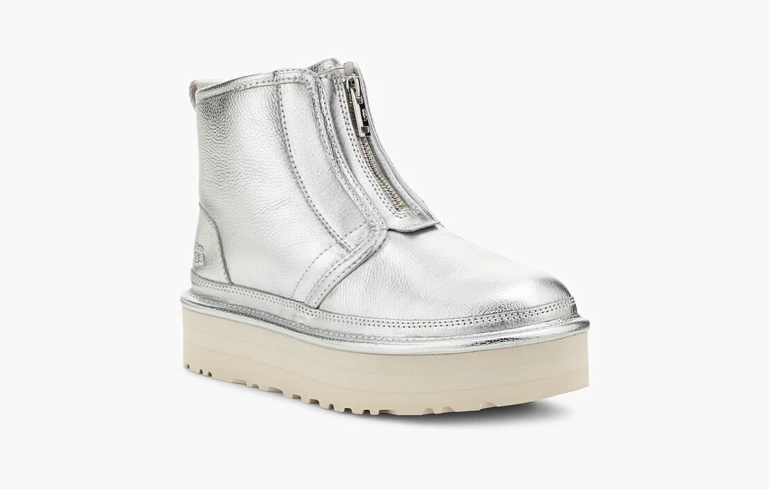 Uggs silver metallic cheap