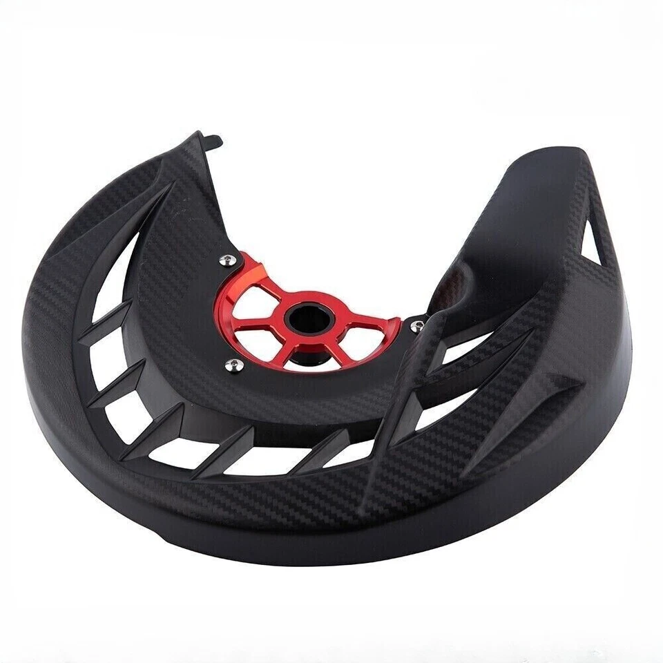 For Honda CR125R CR250R CRF 250R 450R Front Brake Disc Guard Protector 20mm Red Foto 2 de 4