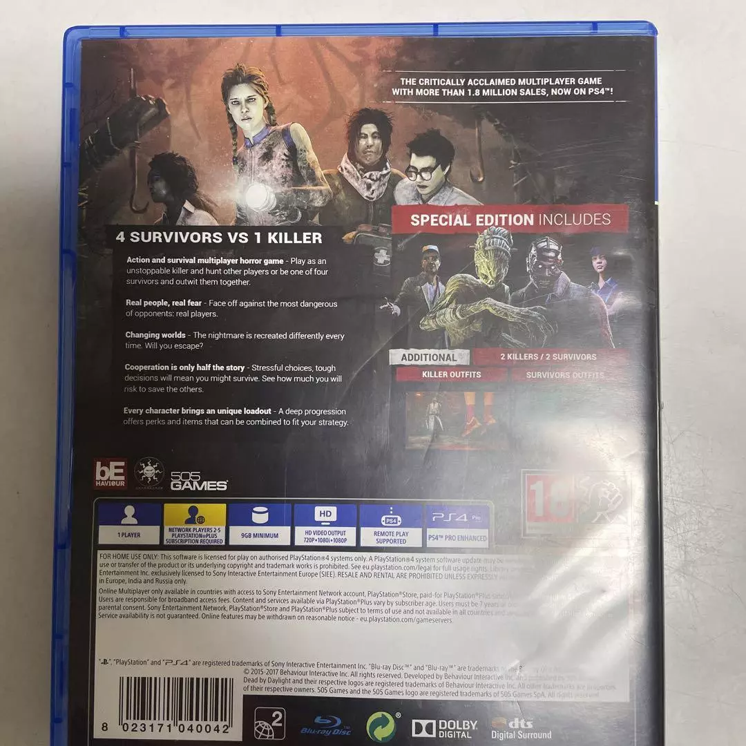 Sony PS4 Game soft North American ver. Dead by Daylight