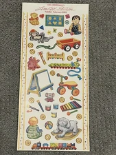 VINTAGE 1 MRS GROSSMAN'S JUMBO TODDLER LIMITED EDITION STICKER SHEET RARE 2002