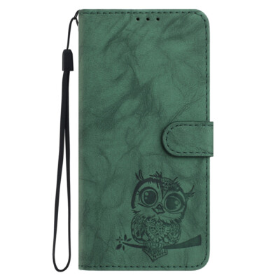 Für Samsung A32 A13 A12 A51 A22 A50 Skine Feel Eule Flip Wallet Case Handy Hülle