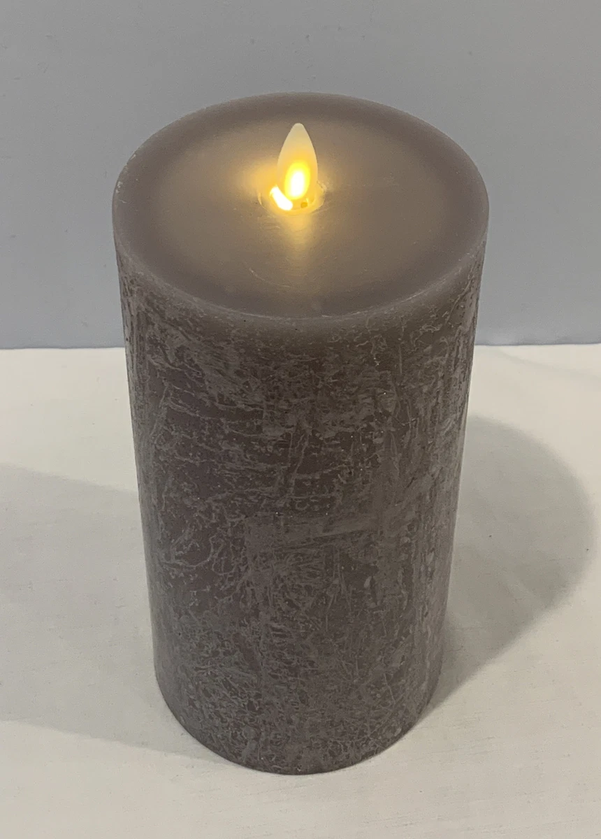 Pottery Barn Luminara Purple Gray 8