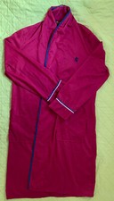 ARISTO Vintage 1970s Mens Full Length Red Belted Lightweight Robe Sleepwear USA