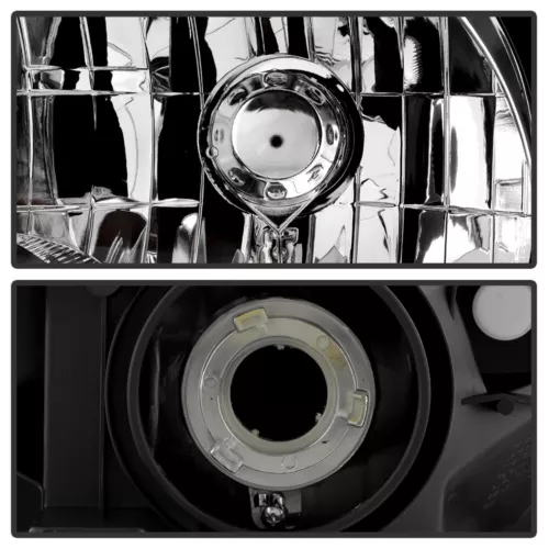 For 2005-2015 Nissan Xterra Black Headlights Headlamps Replacement Left+Right - Picture 4 of 6