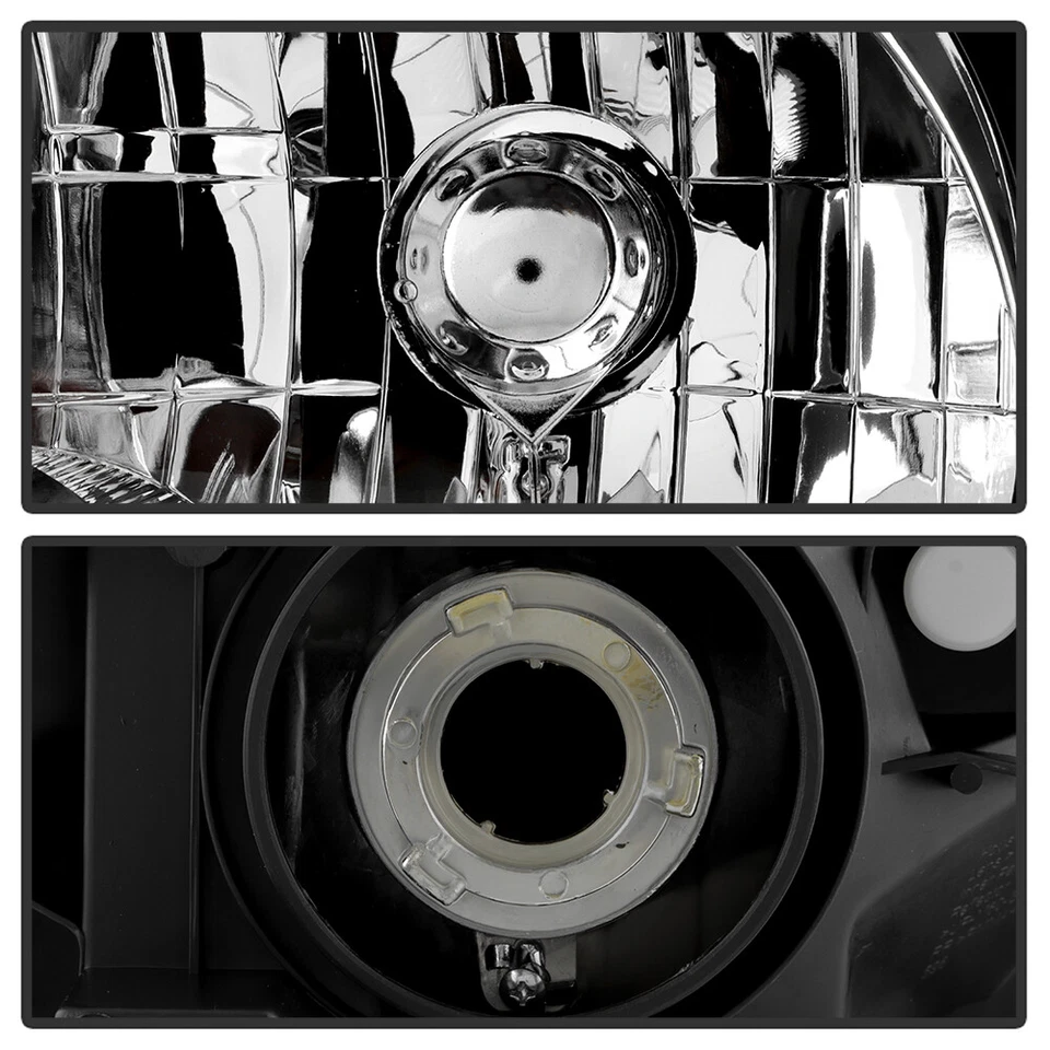 For 2005-2015 Nissan Xterra Black Headlights Headlamps Replacement Left+Right - Image 4 of 4