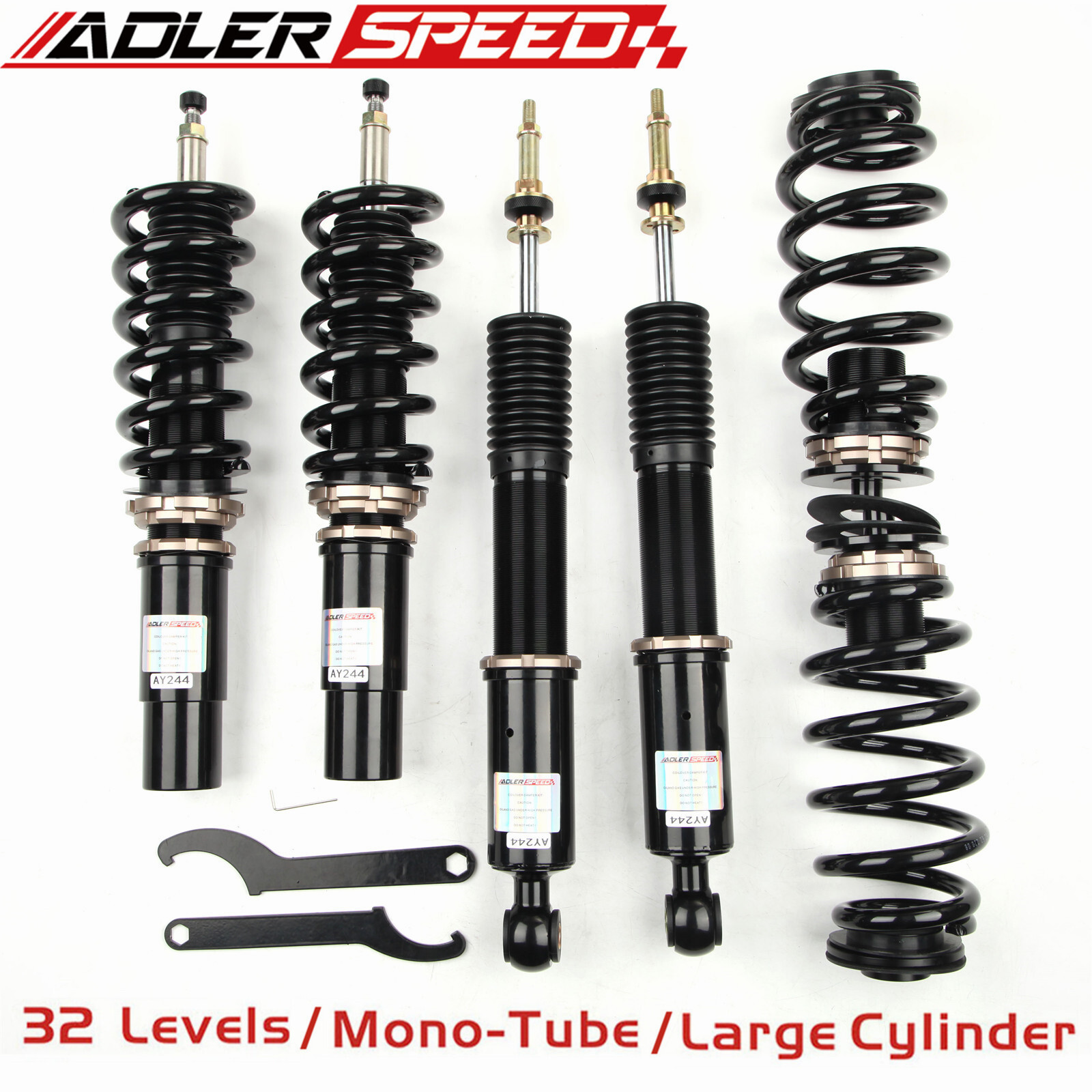 32-Way Damper Coilovers Kit For Audi A7 Quattro 12-18 Lowering Kit Shocks Struts