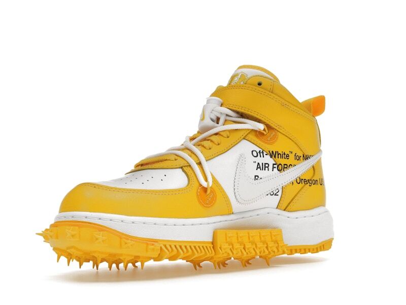 Size 8 - Nike Off-White x Air Force 1 SP Leather Mid Varsity