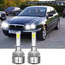 For Jaguar X-Type Headlight 2001-2009 Bulbs High low Beam Xenon Led Light