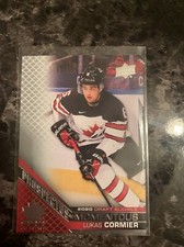 lukas cormier 2022 team canada junior prospectus  momentous #pm-34