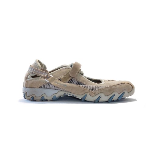 Mephisto Damen NIRO Mary Jane Schuh – Mit Klettverschluss, Herausnehmbarem Fußbett, Stoßdämpfung, Flexibler Sohle – Bequemer Alltagsschuh Aus Textil & Netz