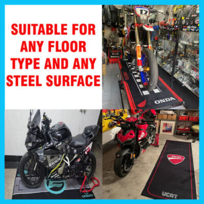 For Ducati Motorcycle Garage Pit Mat Workshop Floor Display Carpet