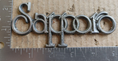 MITSUBISHI (PLYMOUTH) SAPPORO CIRCA '80 EMBLEM (3947} | eBay