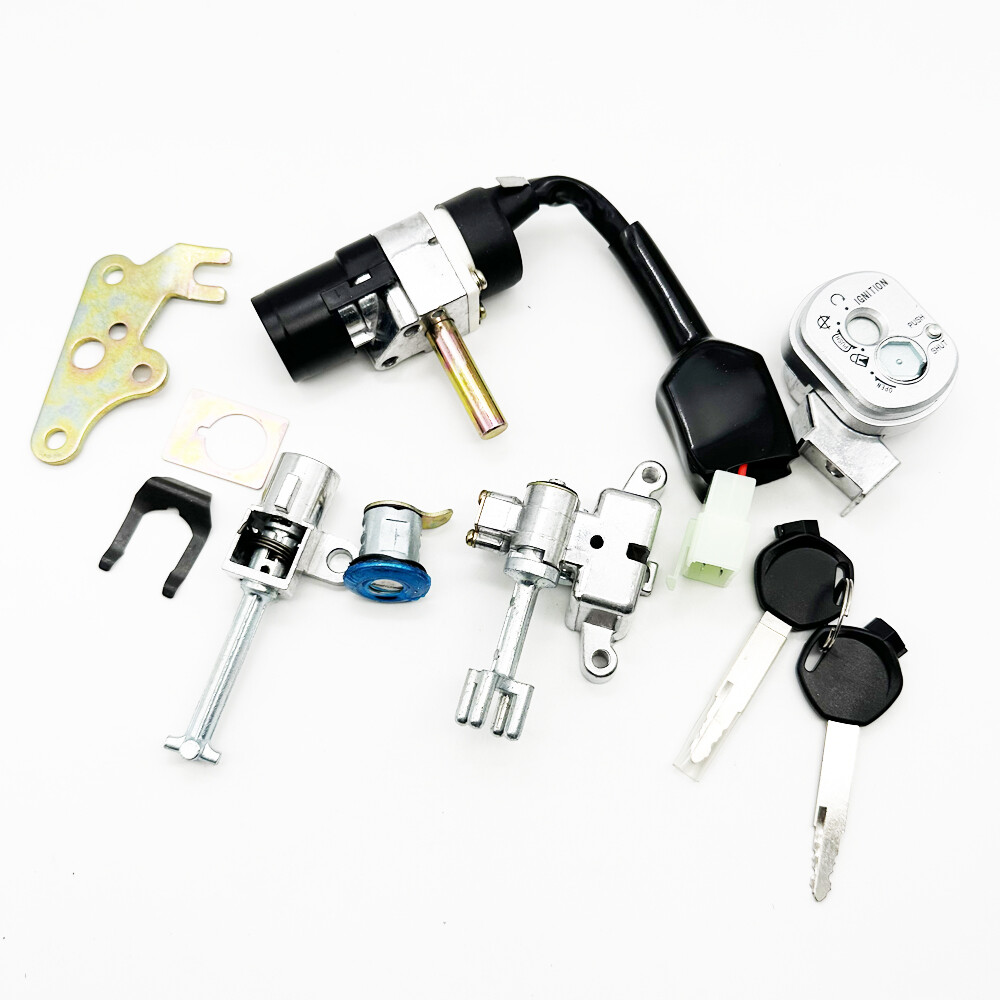 Anti-theft magnetic Ignition Switch Seat Lock and 2x Keys For