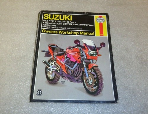 1985 - 1995 SUZUKI GSX-R750 / GSX-R1100 FOURS HAYNES OWNERS WORKSHOP MANUAL - Picture 2 of 12