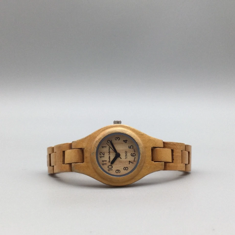 Reloj Colección Madera Tensa Mujer 26mm Madera Tono Marrón Batería Nueva 6.5 Foto 4 de 4
