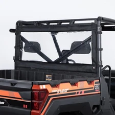 KEMIMOTO Upgraded Rear Windshield Window for Polaris Ranger XP 1000 / Crew 2017+