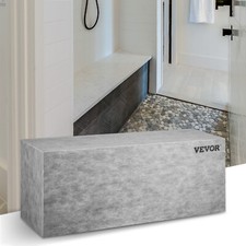 VEVOR Panca Rettangolare ad Angolo di Doccia Bagno Impermeabile EPS Carico 200kg