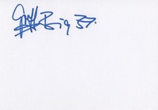 Brian Griffith Autogramm signed 10x15 cm Karteikarte