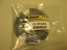 Straight Wire 4" Wire Wheel Brush 2" Arbor Hole 4500 Max. RPM 5/8" Face NEW