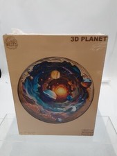 Wood Bests Creative Wooden Puzzles 3D Planet 200 Pieces Sealed F/S