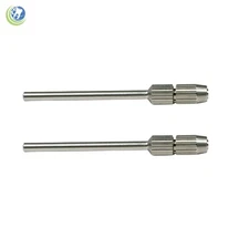 2 x DENTAL LAB BUR DRILLS SHANK CONVERTER ADAPTER HP TO FG ROTARY TOOL