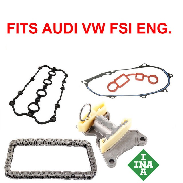 CAM, CAMSHAFT CHAIN TENSIONER ADJUSTER GASKET KIT 5PCS FOR VW AUDI 2.0T