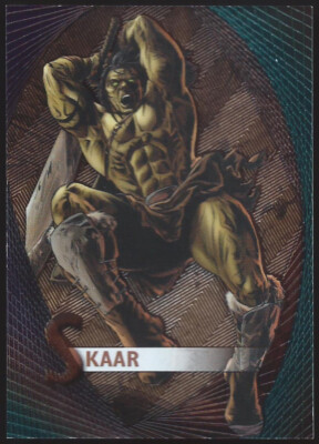 2012 Marvel Beginnings Series 2 PRIME MICROMOTION Etched Foil #M-49...SKAAR