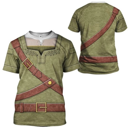 Legend of Zelda LINK Short Sleeve T Shirt Anime Manga Unisex Summer Tops m-3XL - Picture 8 of 14