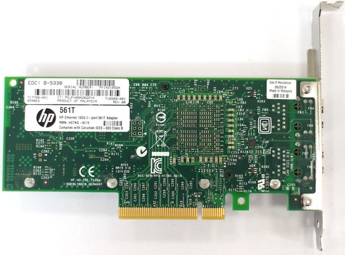 717708-001 HP 10GB 2-PORT 561T NETWORK ADAPTER FOR HP PROLIANT DL580 G8 - Bild 3 von 7