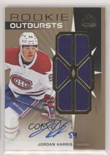 2022-23 Upper Deck SP Game Used Rookie Outbursts Jersey Jordan Harris Auto 0bn4