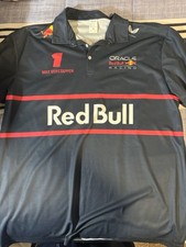 Castore Red Bull Max Verstappen 1 Men's Blue Polo Shirt XL F1