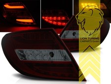 Light Bar LED Rückleuchten für Mercedes Benz W204 Limousine C-Klasse rot schwarz Light Bar LED Rückleuchten für Mercedes Benz W204 Limousine C-Klasse rot schwarz