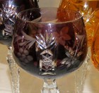 Bavarian Crystal Set of EIGHT 7.3/4 inch Hock Glasses — photo 6