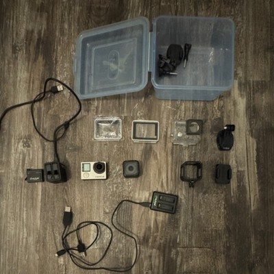 GoPro HERO4 Action Camera Waterproof Audio Recording Bundle with Accessories