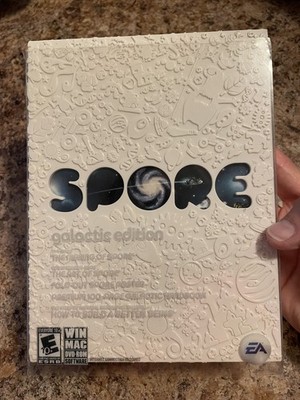 Spore: Galactic Edition Windows Mac Box Set w/ Book Hardcase Used Complete