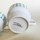 Set of 4 Vtg Paul McCobb Jackson Contempri Eclipse Green & Blue Flat Cups 2 3/4" — photo 10