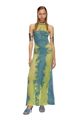Diesel SS 2024 Pre-Production Prototype M-Magias Maxikleid Gr. S