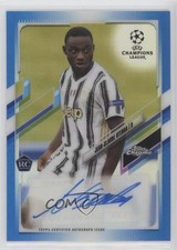 2020 Topps Chrome UCL Blue Refractor 66/150 Jean-Claude Ntenda #CA-JN Auto 4k8