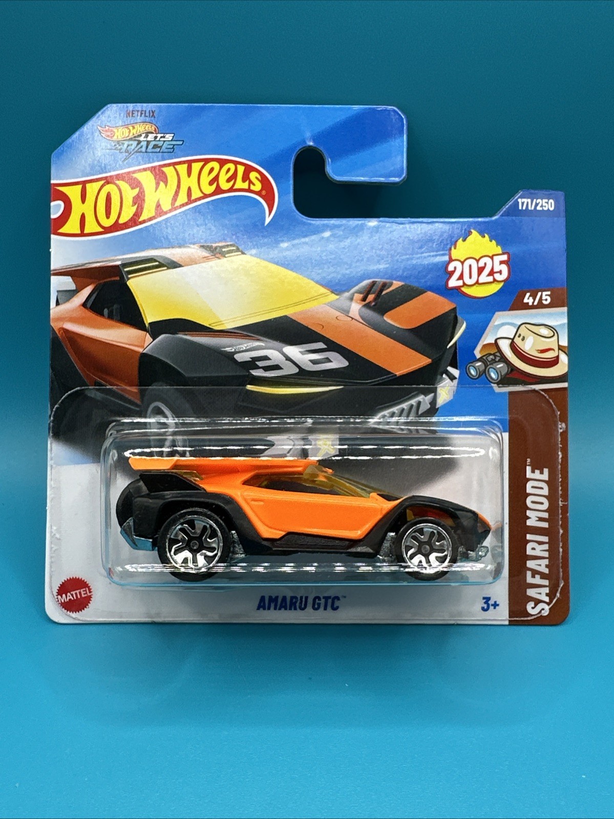 Hot Wheels 2025 Let's Race Amaru GTC #171/250 Safari Mode -SHORT CARD