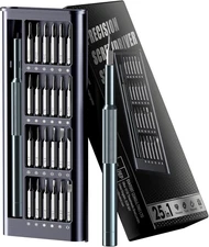 25-In-1 Precision Screwdriver Set, Professional Mini Repair Tool Kit with Magnet