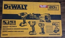 DeWALT DCK427D2 20V MAX Brushless 4 Tool Combo Kit w/ 2 Ah Battery