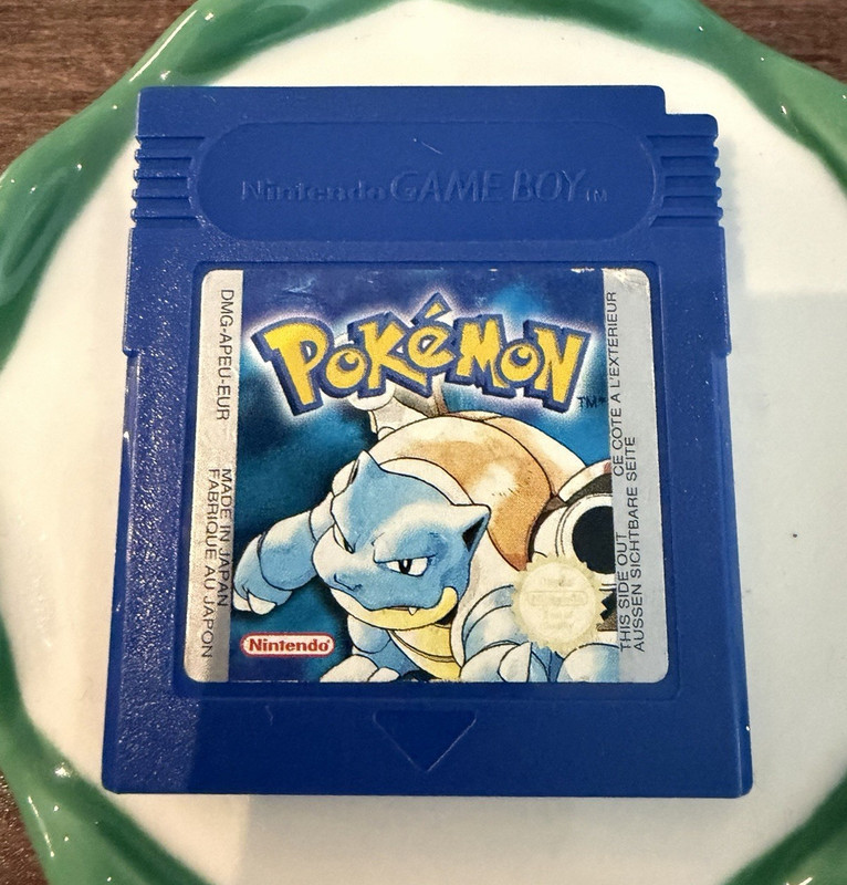 Nintendo Game Boy Pokémon Blue Version Game Cartridge MPN DMG-APEU-EUR