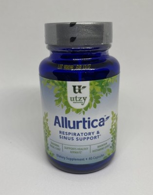 Utzy Allurtica_Respiratory & Sinus Support_40 Vegetable Capsules_Allergy Support
