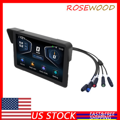 7'' Wireless CarPlay Touch Screen Motorcycles Navigator GPS with camera DVR&TPMS