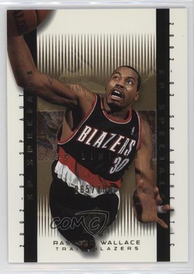 2002-03 SP Authentic SP Specials SP Limited 65/100 Rasheed Wallace #129 0ip9