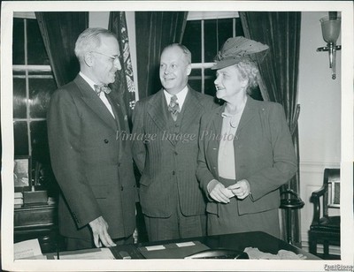 1945 Foreign Affairs Cmte Urges Pres Keep Eisenhower At Post Politics Photo 6x8