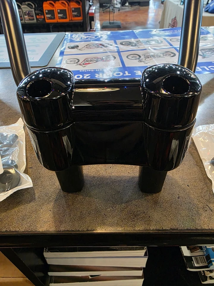 55859-10B - MANILLAR HARLEY DAVIDSON FAT MINI-APE CON KIT ELEVADOR, NEGRO Foto 4 de 4