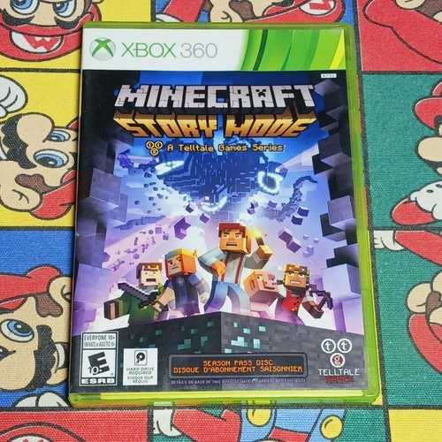Minecraft: Story Mode (Microsoft Xbox 360) CIB Complete Game, Season Pass 1