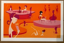 Shag Josh Agle  “Wages of Sin” (2002) Signed Serigraph, Limited Edition 213/300